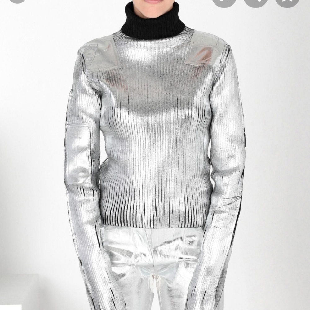 MM6 silver ribbes pullover - Picture 7 of 8